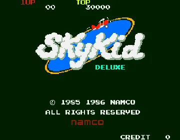 Sky Kid Deluxe (set 1) screen shot title